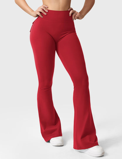 Yeoreo Brittany Flared Leggings with Pockets