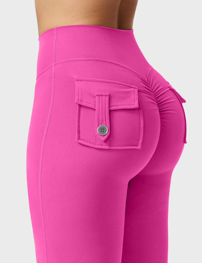 Yeoreo Brittany Flared Leggings with Pockets