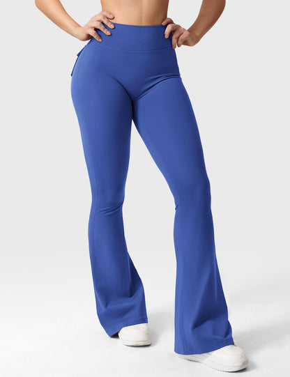 Yeoreo Brittany Flared Leggings with Pockets
