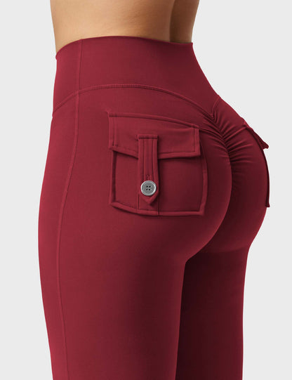 Yeoreo Brittany 30" Flared Leggings with Pockets