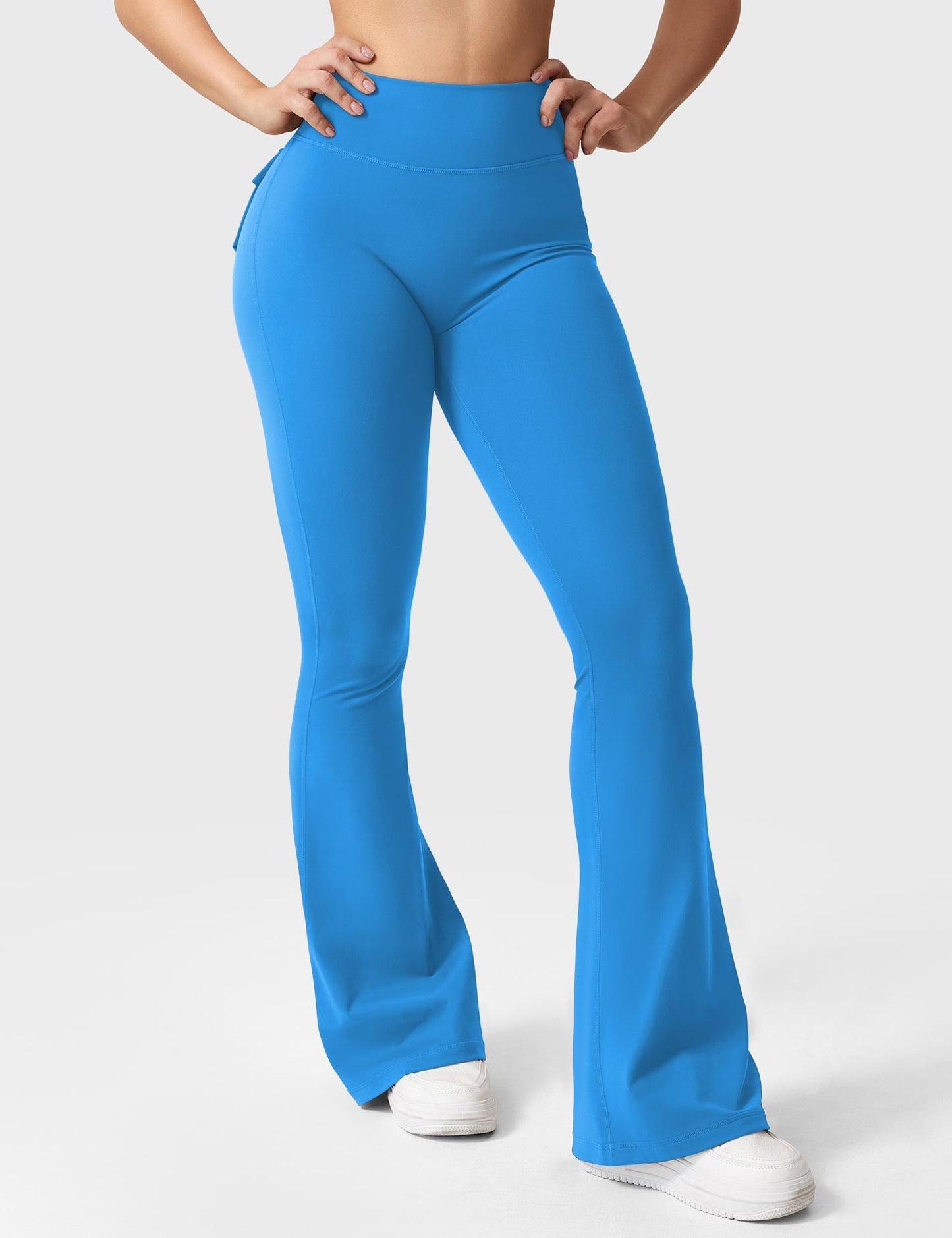 Yeoreo Brittany Flared Leggings with Pockets