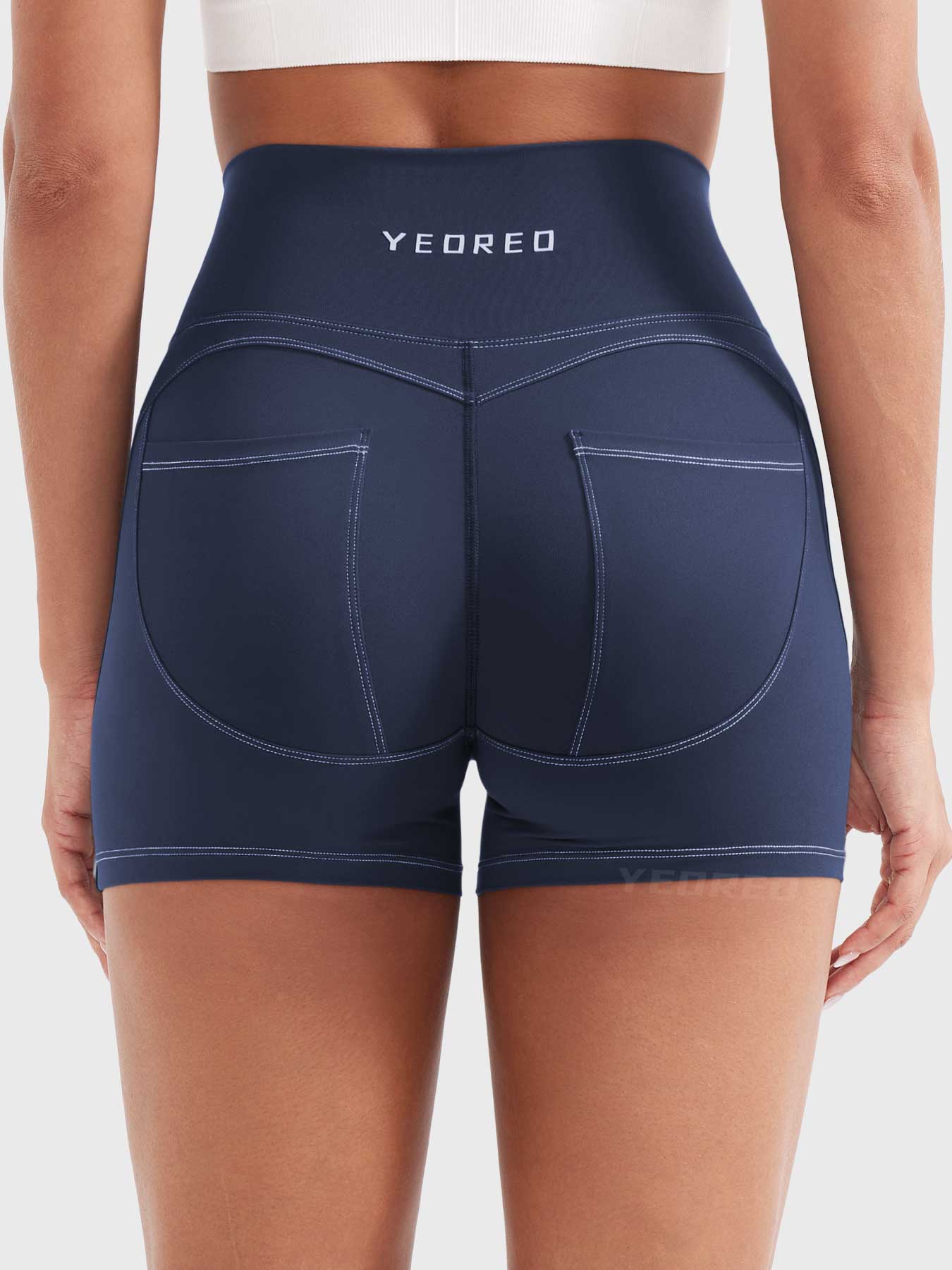 Yeoreo Astridy 3.6" Faux Denim Shorts