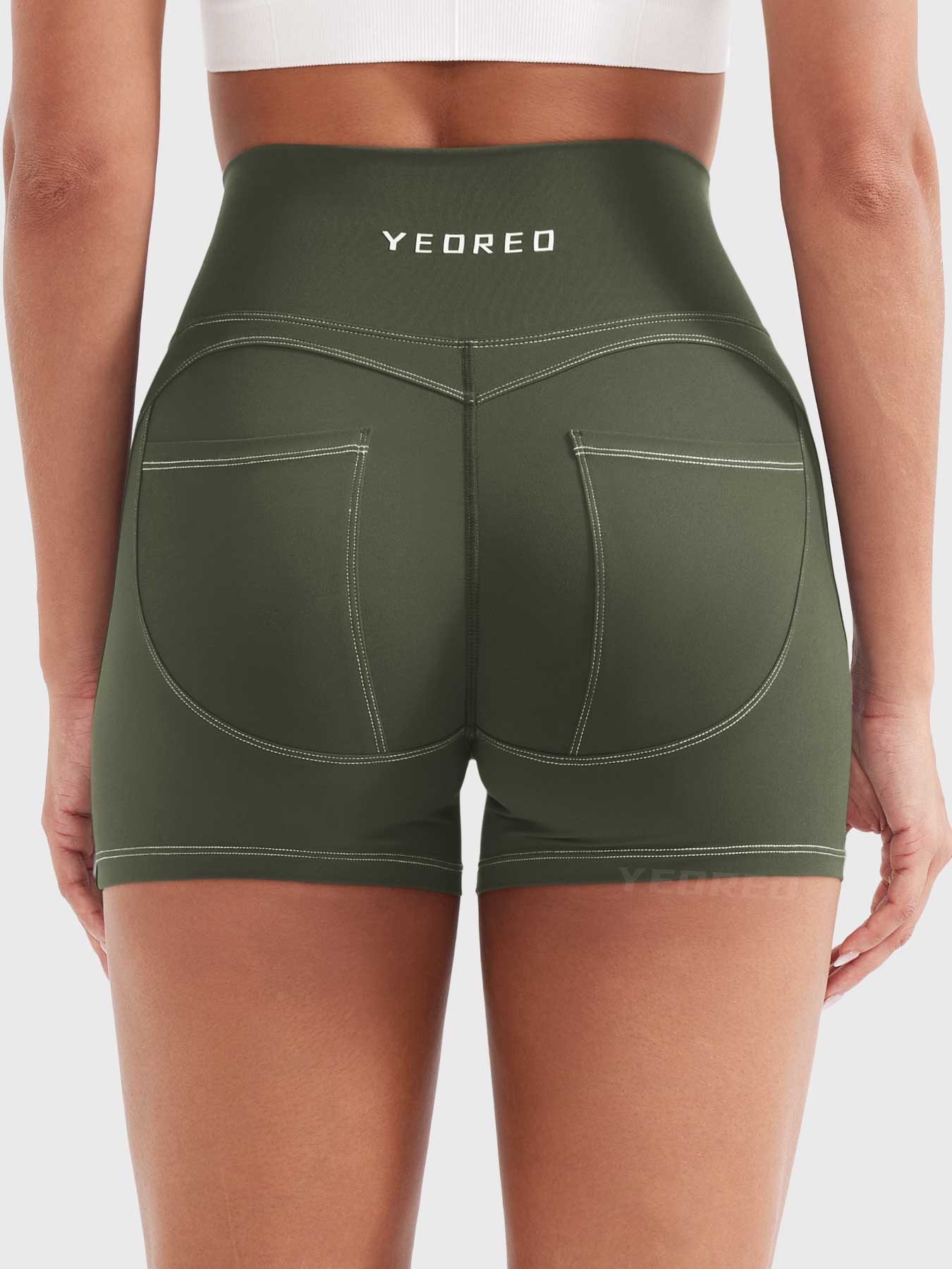 Yeoreo Astridy 3.6" Faux Denim Shorts