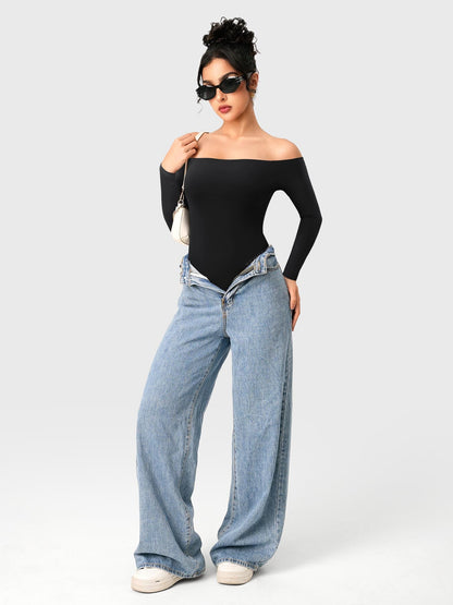 Yeoreo Dacrly Off Shoulder Bodysuit